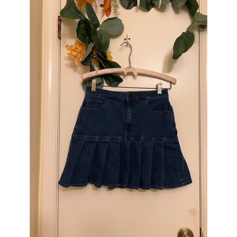 HOLLISTER Women’s Pleated Y2K Micro Mini Skirt Size 27 Preppy Bratz - Picture 1 of 12